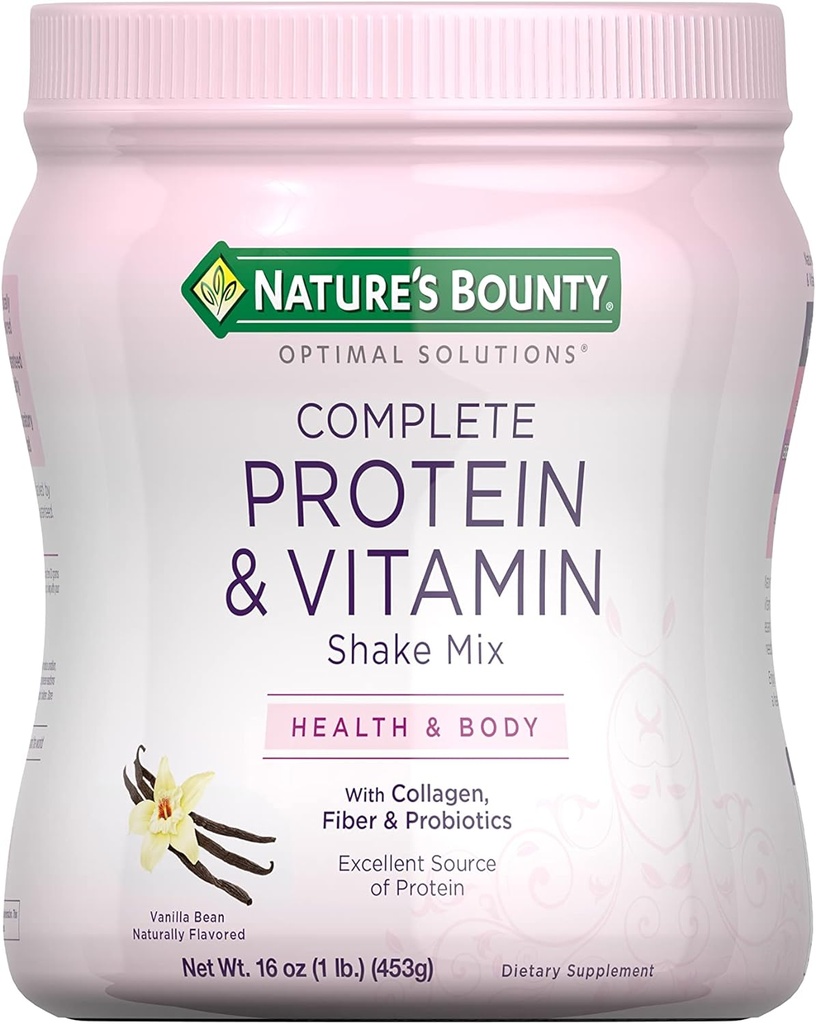 Naturens Bounty Optimal Solutions Protein pulver med vitamin C