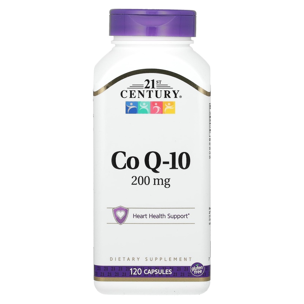 21st Century Co Q10 200 mg Kapsler, 120 greve (27435)