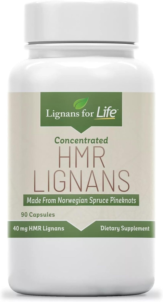 Lignaner For Life HMR Lignans For Hunde I Vitamin For Sunn Kjæledyr | Wellness Supplement | ernæringsmessig - 90 kapsler I 40 mg