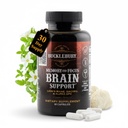 BUCKLEBURY Hjerne og minne Supplements med Bacopa & Alpha GPC - Nootropic Brain Capsules for kognitiv støtte, fokus & mental klarhet - minne og fokus piller for kvinner og menn - Vegan 60 Capsules