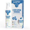 Curcumin Oral Spray - En naturlig blanding med curcumin, Piperine, Ginger Extract, Punch Tulsi og Manuka Honning ® 30ml 1 fl oz 60 dagers forsyning