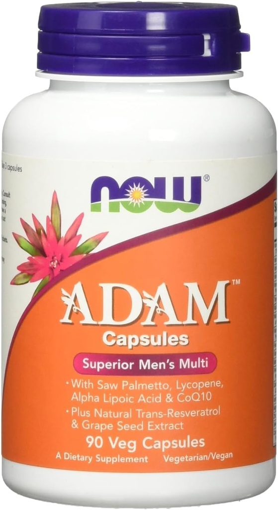 Nå Matvarer ADAM Superior Mens Flere vitamin 90 vcaps