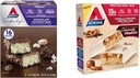 Atkins sjokolade kokos bar 16 greve, Vanilla Caramel Pretzel proteinmåltid Bar 5 greve
