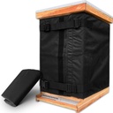 Vinter Bee Hive Wrap for 8 og 10 Frame Hives, Justerbar Beehive Wrap Beekeeping forsyninger, 600D Oxford Isolert Deksel, Vanntett, Vindtett, Lettvekt, Eco-vennlig, Reusable, 75.98" x 23.