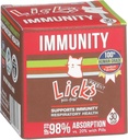 Licks Pill-Free Cat Immunity - Immunstøtte Kattforsyninger - Respirasjonstilskudd - Helseforsyninger - Gel Packets - 30 Bruk