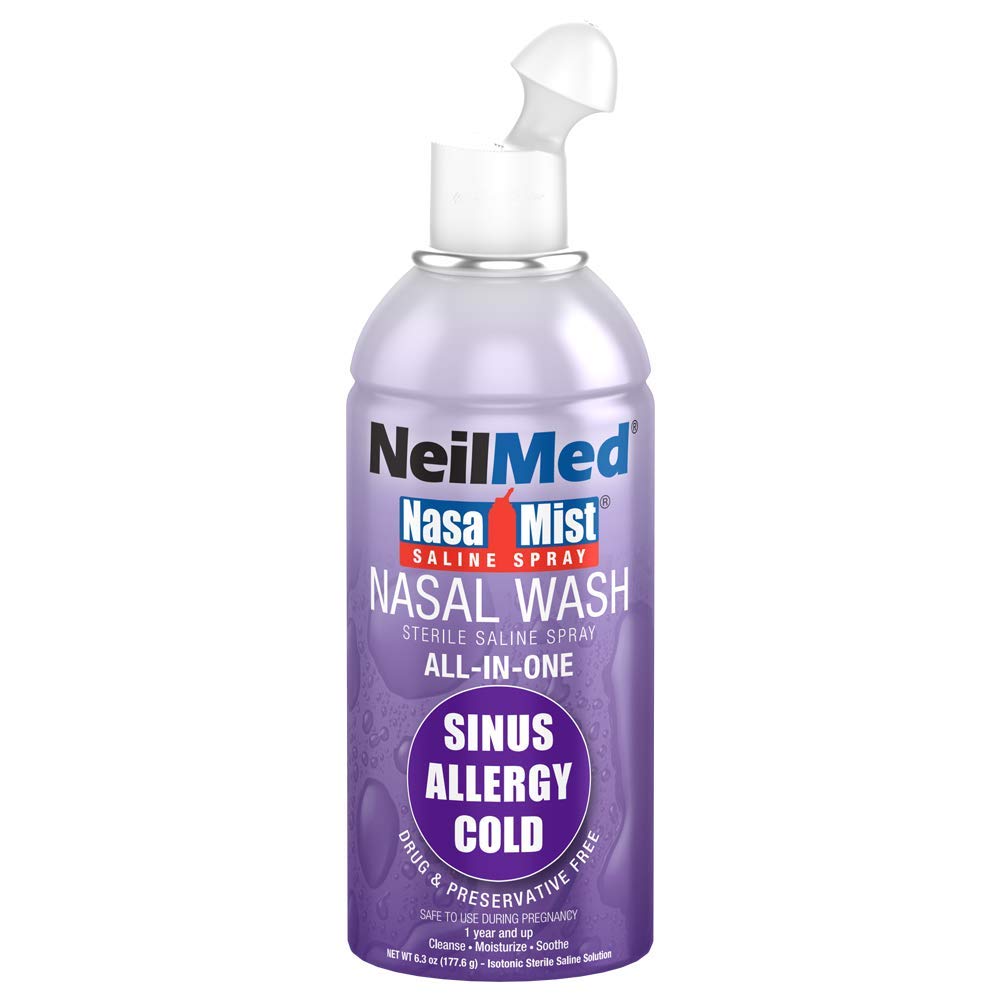 NeilMed NasaMist Alt i Ett Multi formål Saline Spray, 6.3 Fl Oz