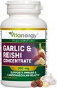 Hvite- og reishikapsler - Cardiovaskulær helse og immunstøtte - Potent hele bulbber ekstrakt, Ingen ettersmak - 120 Vegan Caps