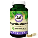 Silver lining urter Thyroid støtte for hunder - naturlig herbal supplement for å opprettholde sunne Thyroid funksjon, puste og vekt - 90 kapsler