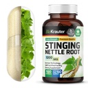 BIO KRAUTER Stinging Nettle Capsules 1200 mg - 100 naturlige urinveistraktasje og total støtte Caps - Nettle Root Powder (Urtica Dioica) - Ikke GMO