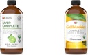 Fullstendige naturlige produkter Liver Complete 8oz & Gallblader Komplett rengjøring og balanse 8oz Bundle
