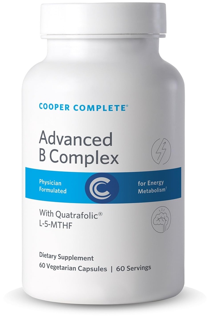 Advanced B Complex. 60 Vegetariske kapsler. Pakke med 1. 60 serveringer