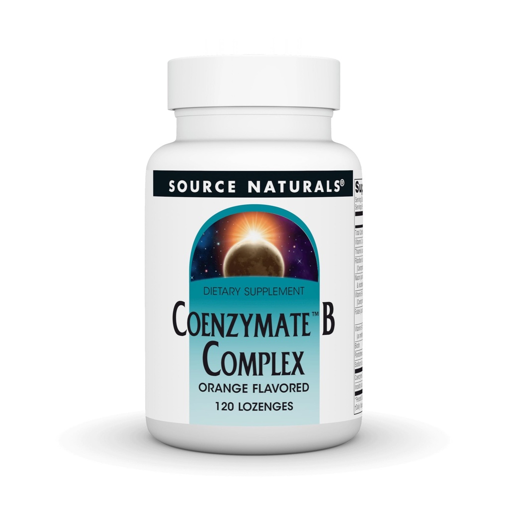 Kilde Naturals Coenzymate B Complex - Orange Flavor som smelter i munnen - B vitaminer - 120 Lozenges