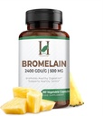 H&C HERBAL INGREDIENTS EXPERT H&C Bromelain Veg. Kapsler 500 mg (2400 GDU/g) - 180 kapsler fra Pineapple Extract