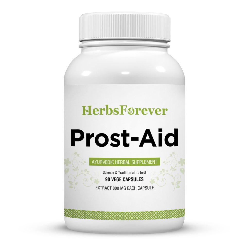 Herbsforever Prost-Aid Capsule Prostate Supplement fremmer prostata helse 90 kapsler