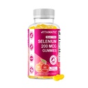 Vitamatisk yeast Free Selenium Gummies 200mcg som selenometionin Supplement Essential Trace Mineral med Superior Absorpsjon 90 Pektin Basert Gummies