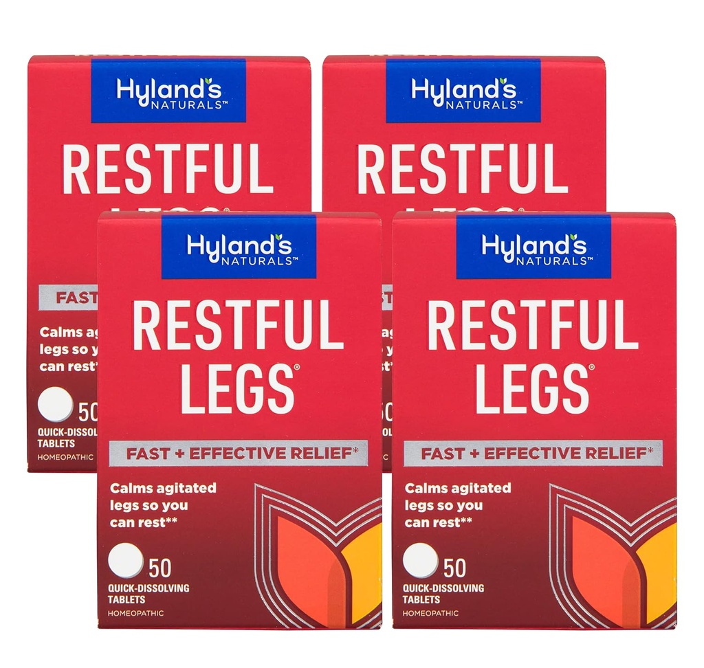 Hylands Restful Legs Tabletter 50 ea (pakke av 4)