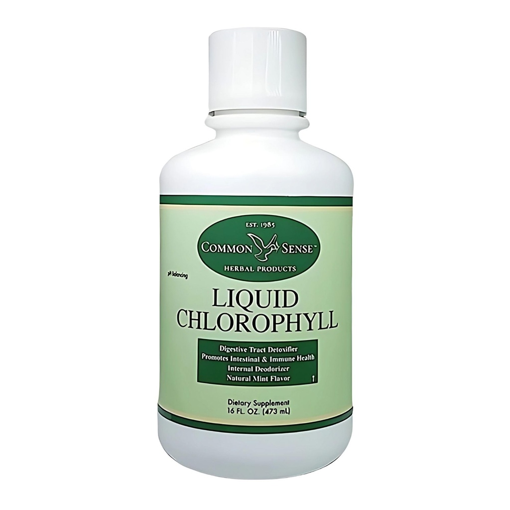 Væske Klorofyll 16oz. | Naturlig Mint Flavor | Immunhelse | Intestinell støtte