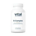 Vitale næringsstoffer Vitamin B-kompleks | Vegansk høy potens Metylerte B-vitaminer | B-vitaminer støtter energiproduksjon, metabolisme og hjertehelse * | Gluten, Dairy, Soya Gratis | 120 kapsler