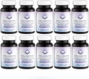 Aluminium Advance White Active Glutathione Complex - Maks dose 900mg Glutathione med 6x Boosters, ALA & NAC - Anti-Aging Skin Brightening Supplement - 60 Caps x 10 flasker