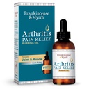 Frankincense og myrra ledgikt smerte relief Rubbing Olje – ledgikt smerte lempelse med Frankincense essensiell olje for Sciatica, nedre rygg, hals, hender, kne, ledd og skulder, 2 floz. - 1 pakke