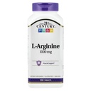 21. århundre L-Arginine 1000mg, maksimal styrke 100 ea