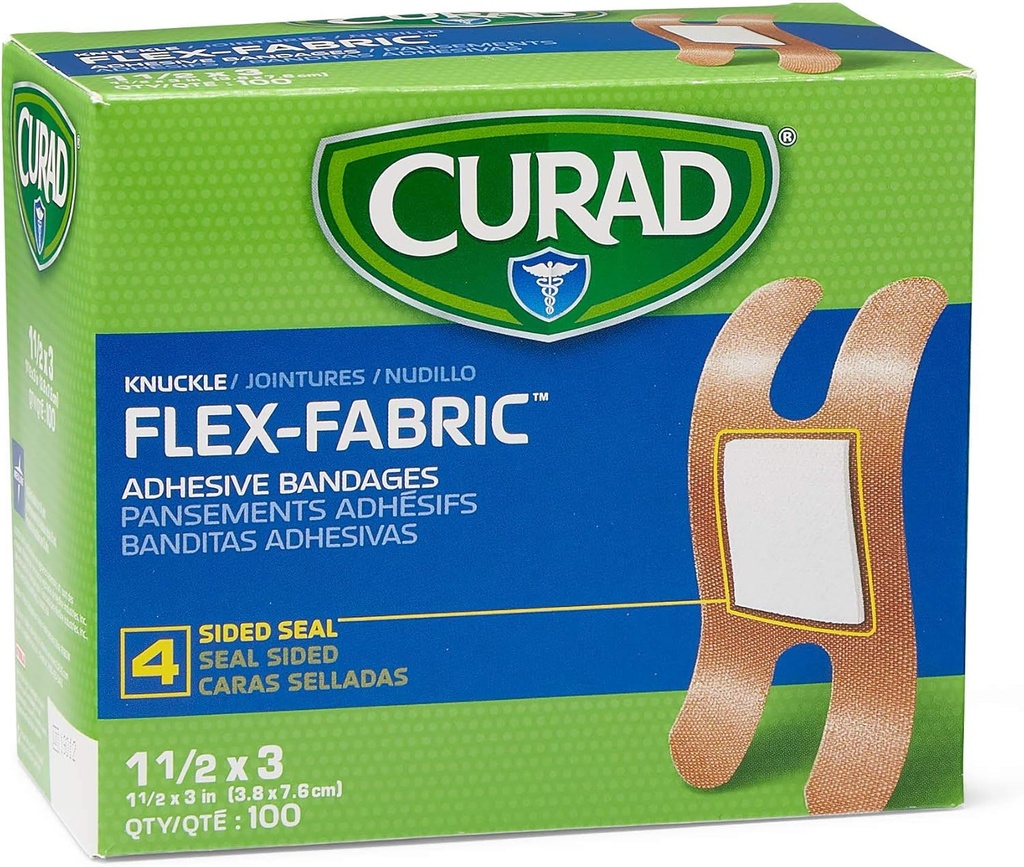 CURAD Flex-Fabric klesbånd, Knucle, 100 Ct, 1 BOX