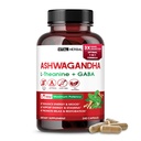 Ashwagandha Complex med L-Theanine, Turmeric, Rhodiola & St. John's Wort – Herbal blanding for daglig velvære – 240 kapsler