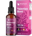 Valerian Root Extract drops 1000mg (Valeriana officinalis) Herbal kosttilskudd Absorbs bedre enn kapsler, 2 måneders forsyning, 84 serveringer, alkoholfri tinktur - 2 Oz, pakke med 1