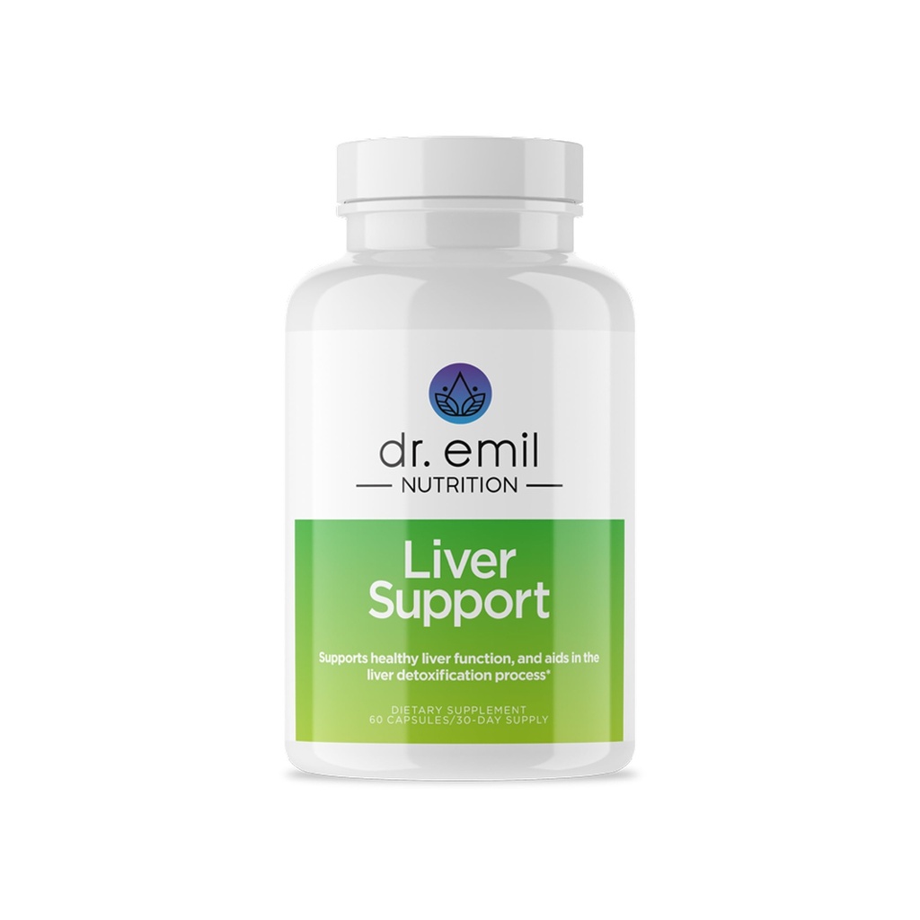 DR. EMIL NUTRITION Liver Support Supplement for rensing, Detox, Reparasjon og støtte Sunn Liver funksjon med Melk Thistle, Artichoke Leaf, Dandelion Root & Beet Root Formula