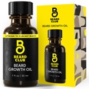 Skjeggklubb - Skjeggvekst Serum med naturlig Castor, kokosnøtt og avokado å vokse en tykkelse, Fuller Beard, Fyll i patcher og stimulere sunnere ansiktshårvekst