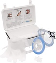 Primacare KC-1010 CPR Redningsmaske Resuscitasjon Kit for voksen og barn med en One-Way Valve Munn til Munn for supplementalt oksygen] Wall Mount / Carry Case Inkludert