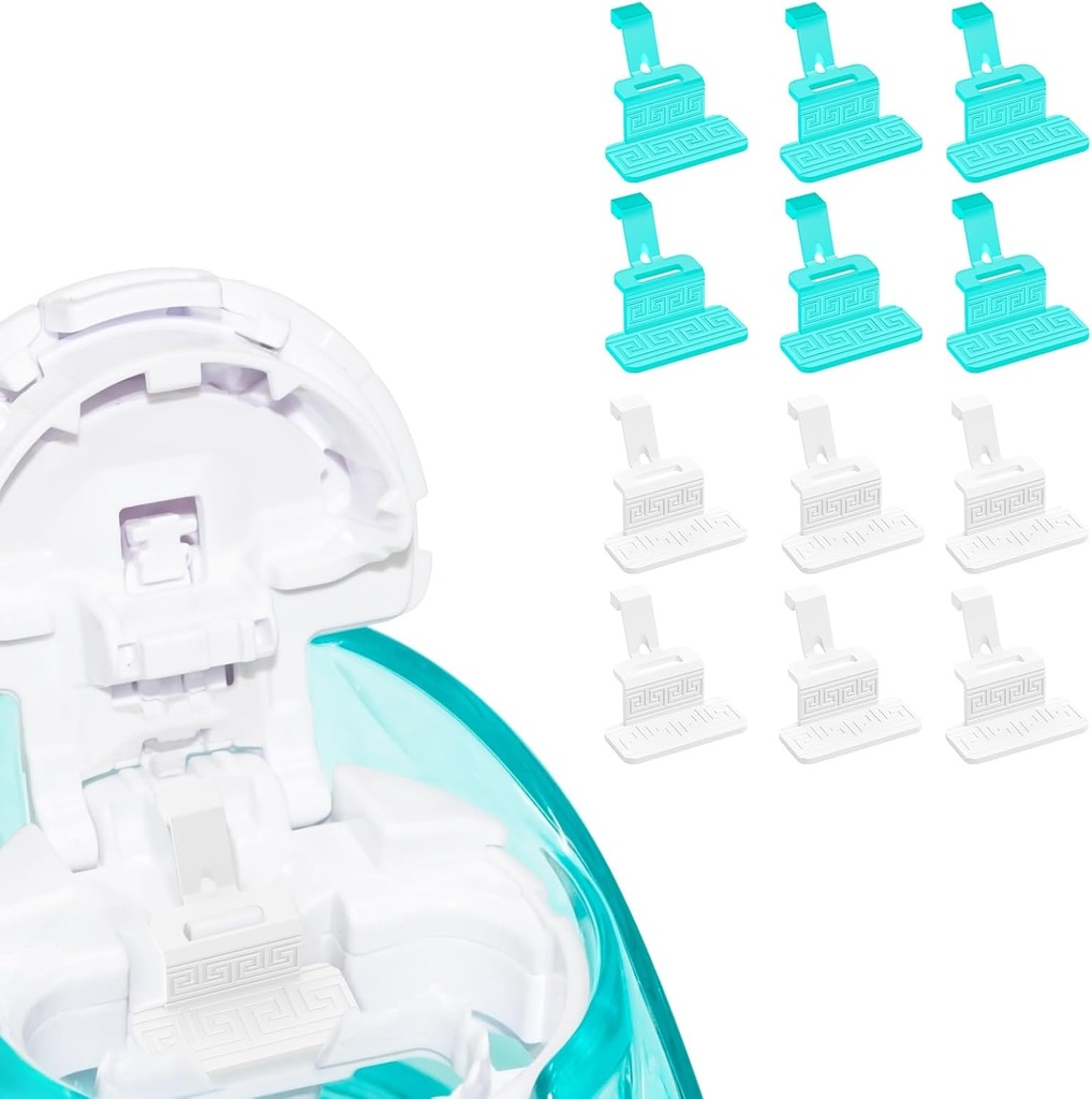 FireAnt Silikon Salt Pads Påfyller Kompatibel med Navage Nasal Care, Reusable salt Pods erstatning tilbehør, enkel operasjon (12 Pack - hvit 6 + blå 6)