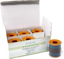Simpurity DermaPro Silikon Tape Vanntett - 2"x15' Individuell pakke med 6- Latex gratis tape medisinsk for å sikre sårkjole - Silikon sår healing tape for sensitive hud vanntett