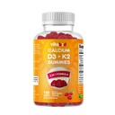 Vitamin D3 + K2 Gummies – Bone & Heart Helse Support – 180 Pektin-basert Vegan Gummies