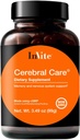 InVite Health Cerebral CareTM - Støtter hjernehelse inkludert hukommelse, fokus, oppmerksomhet og humør - Inneholder Inositol, Acetyl-L-Carnitine, Choline, Fosfatidyserine,Astaxanthin - 30 serveringer (2-Pack)