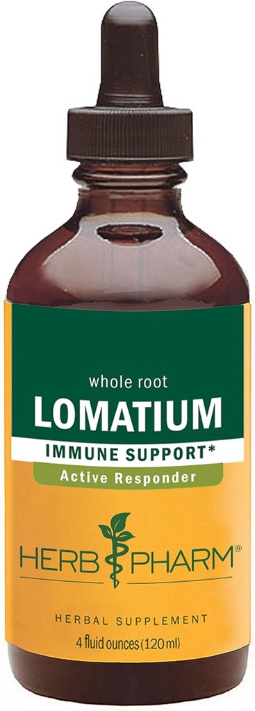 Herb Pharm Lomatium flytende ekstrakt for immunsystemstøtte - 4 Ounce