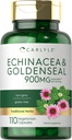 Carlyle Echinacea Goldenseal kapsler ® 110 greve | 900mg | Vegetarisk, ikke-GMO, Glutenfri