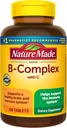 Natur laget super B kompleks med vitamin C og folsyre, kosttilskudd for immunstøtte, 250 tabletter, 250 dagers forsyning