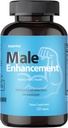 Testosteron Supplement for menn – Tongkat Ali, Maca, L-Arginine HCI & Ginseng for energi, Stamina & Endurance, Ikke-GMO, Glutenfri, 120 tabletter(60-dagers forsyning)