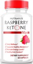 Bringebær keton Capsules, Offisiell bringebær keton for vekttap, all-naturlig keto formel for å låse opp kroppen og fitness mål, bringebær keton 1200MG supplement, vurderinger (60 kapsler)