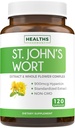 St John's Wort Capsules - Kraftig og Potent Saint John's Wort ekstrakt og hele urtekompleks standardisert til 900mcg Hypericin for Balancing Daily Mood Support - Vegan Non-GMO & Lab verifisert (120 Caps)