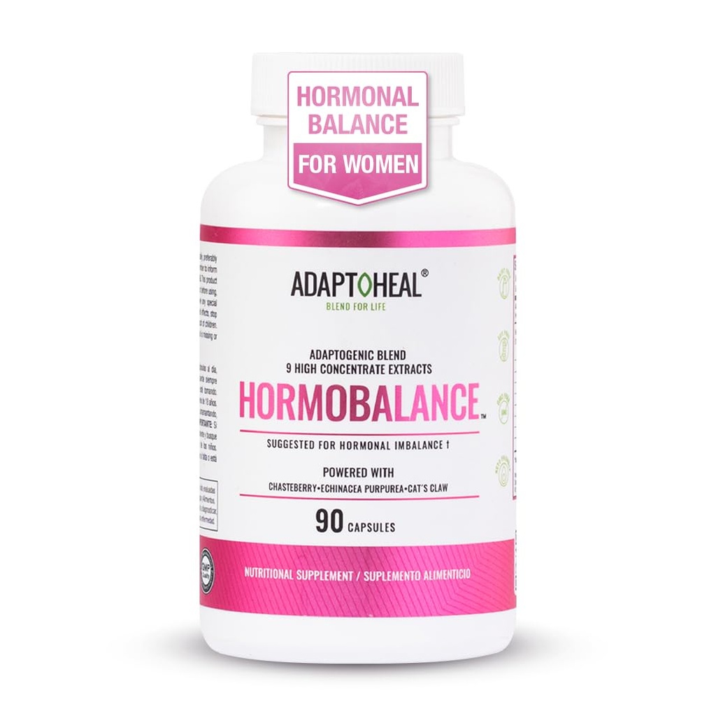 Hormon Balance for kvinner – Menopause & PMS Støtte Supplement – Adaptogens for kvinnelig balanse og velvære – 90 Vegan Kapsler
