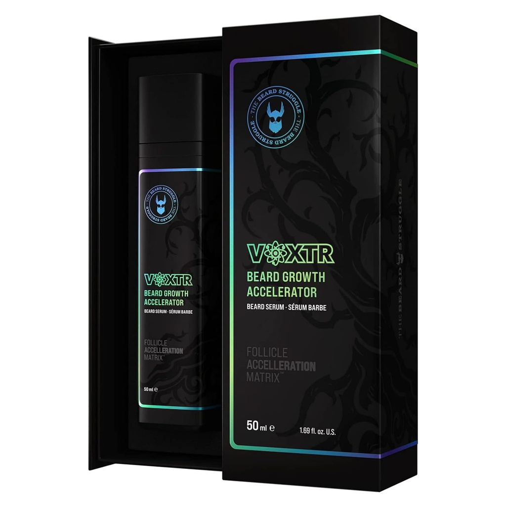Skjeggkampen Voxtr Skjeggvekst Serum med Follicle Acceleration Matrix - Beard Serum, 1,69 Fl. Oz. US