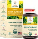 Active Liver Cleanse & Detox – 1800mg Herbal formel med organisk melk Thistle, Turmeric & Dandelion Root – støtter fettlever Repair & daglig lever helse – av Sana Herbal