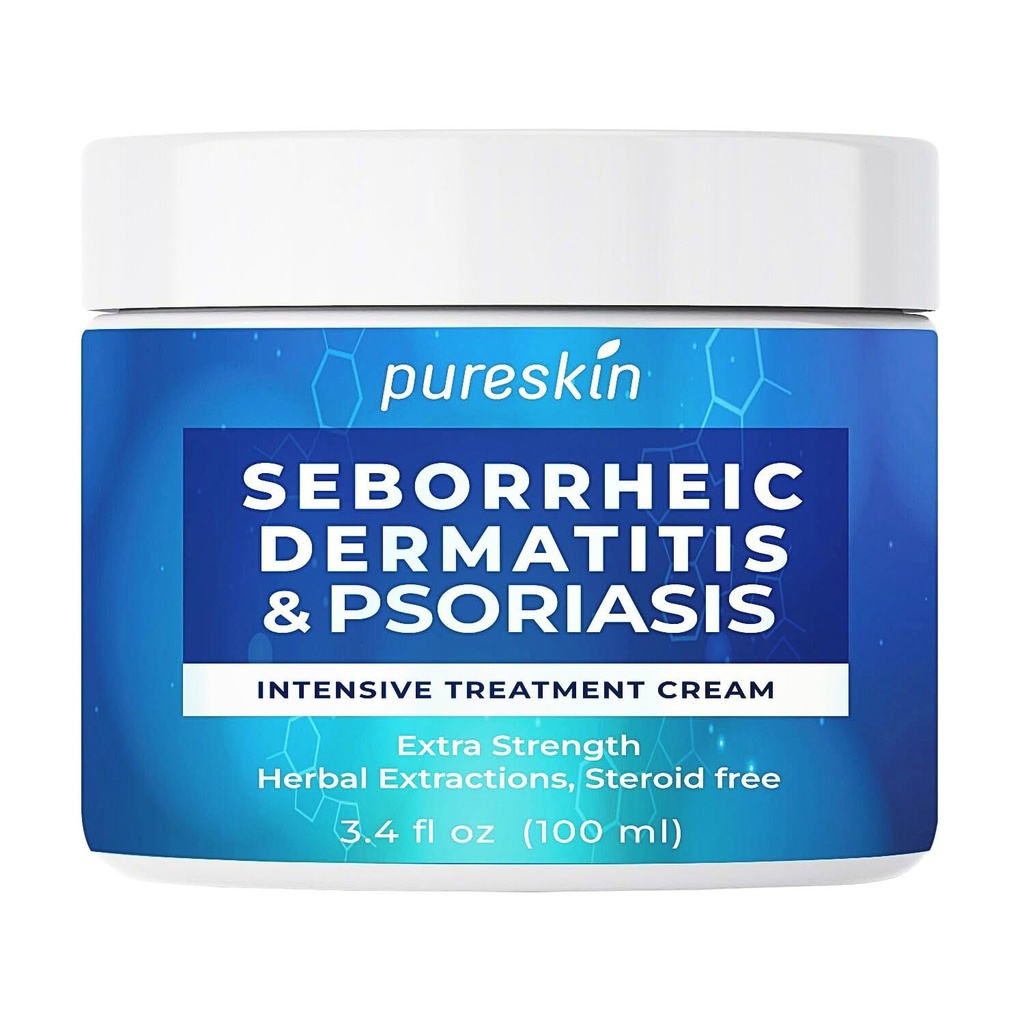 Seborrheic dermatitis Psoriasis cream: Antifungal behandling - Tradisjonell herbal infused - Relief for flaking irritert Scalp hud - steroider gratis varighetsresultat 3.4 Oz