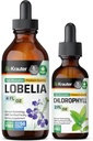 BIO KRAUTER Lobelia Tinktur 4 Fl. Oz. & Klorofyll Tinktur 2 Fl. Oz.