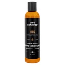 Live Bearded Beard Conditioner, 8 fl oz - Styrker og Softens Facial Hår - laget i USA - Naturlige ingredienser med Biotin, Koffein | 1880 Scent - Bourbon, Bitters, Citrus