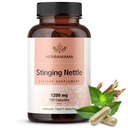 HERBAMAMA Stinging Nettle Capsules - 1200mg Stinging Nettle Root Extract for Urin Tract Support - Vegansk, Ikke-GMO Urtica Dioica Supplement