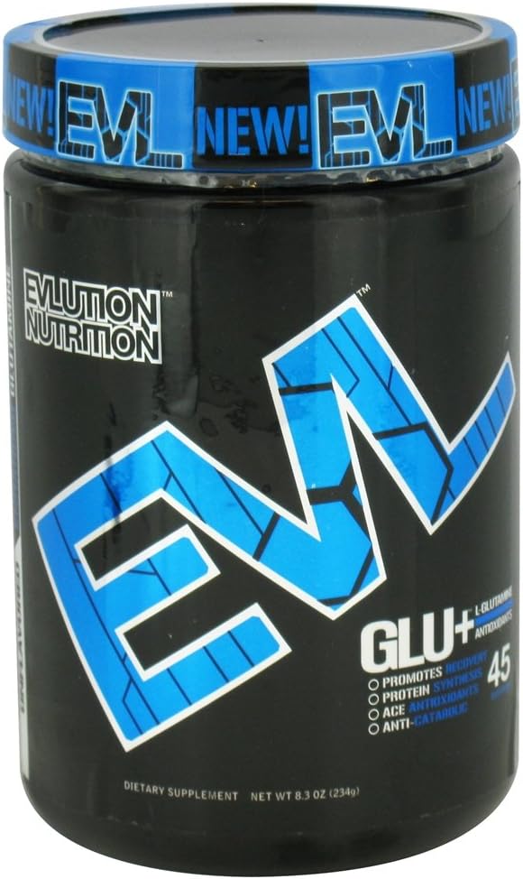 Evlution nærings Glutamin Supplement, Uslavored, 8.3 Ounce