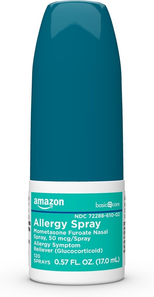 Basic Care 24-timers Allergi Nasal Spray, Mometasone Furoate Nasal Spray 50 mg/spray, Ikke-Drowsy